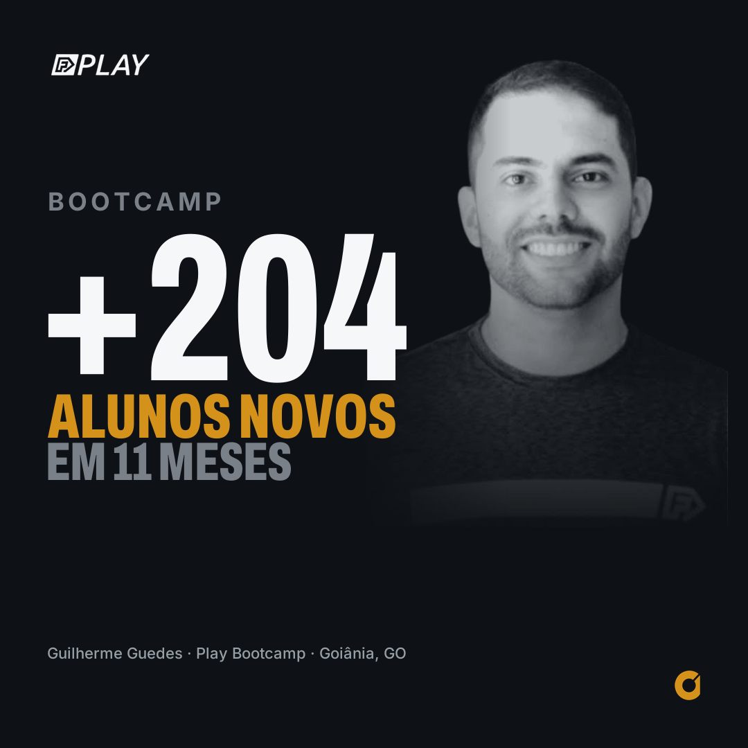 Play Bootcamp · Goiânia, GO · alunos novos com o BOOOT